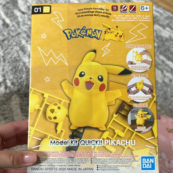 Set of 6 Pokemon Model Kits and a Pikachu 3D Puzzle - Picture 4 of 8